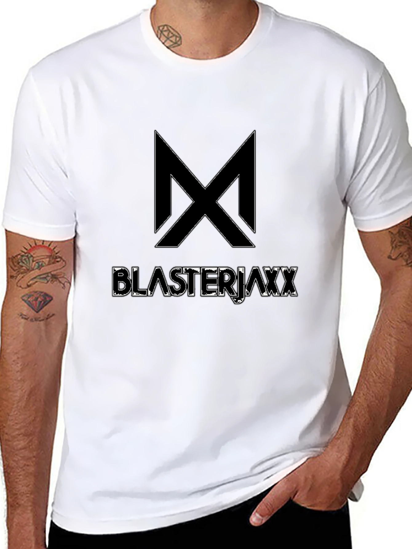 Blasterjaxx Black Graphic T-Shirt - EDM Fan Apparel
