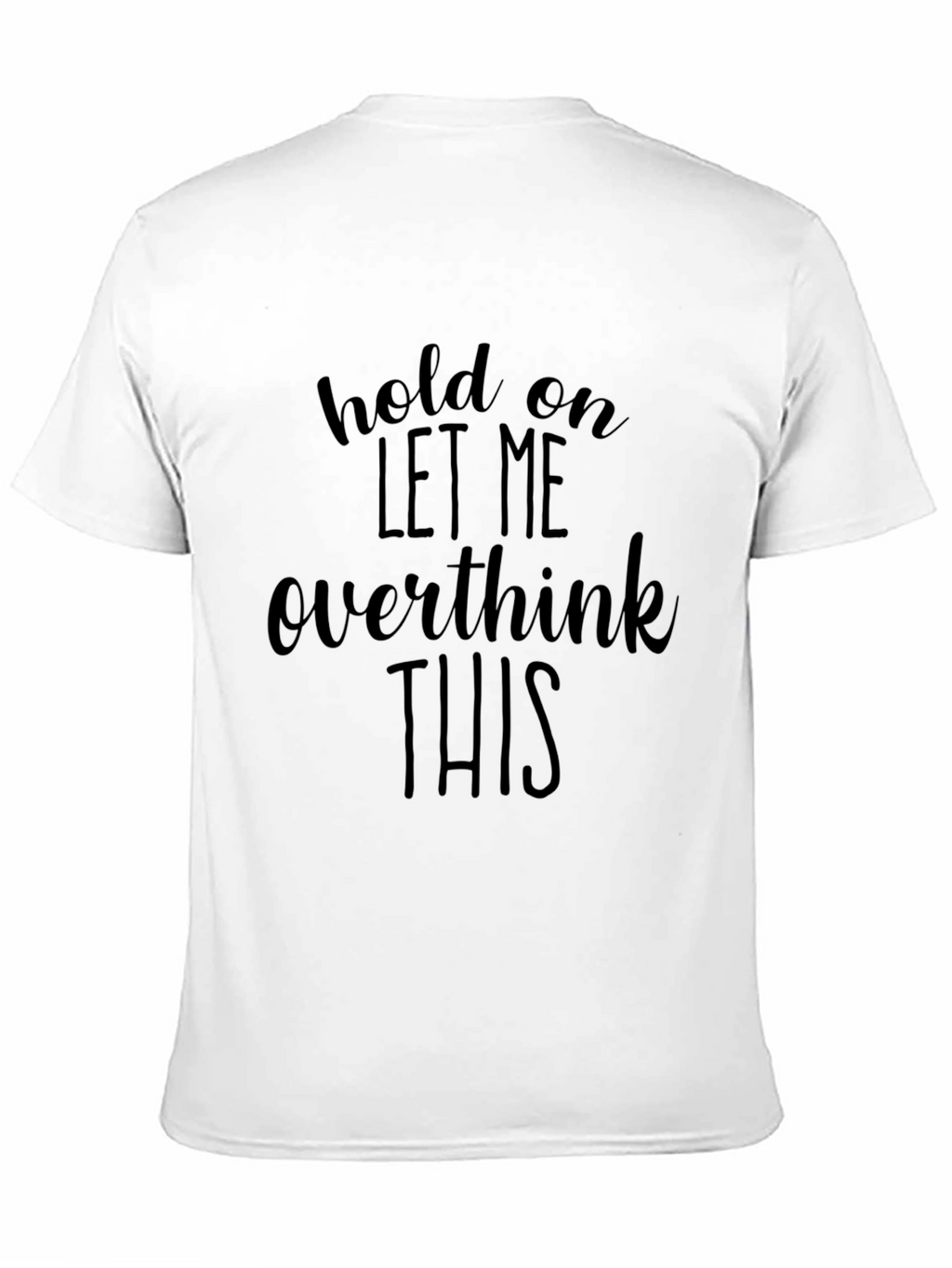 Overthink This Black Graphic Tee