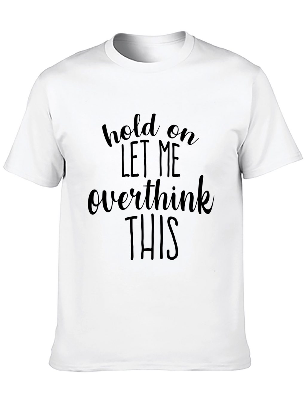 Overthink This Black Graphic Tee