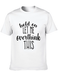 Overthink This Black Graphic Tee