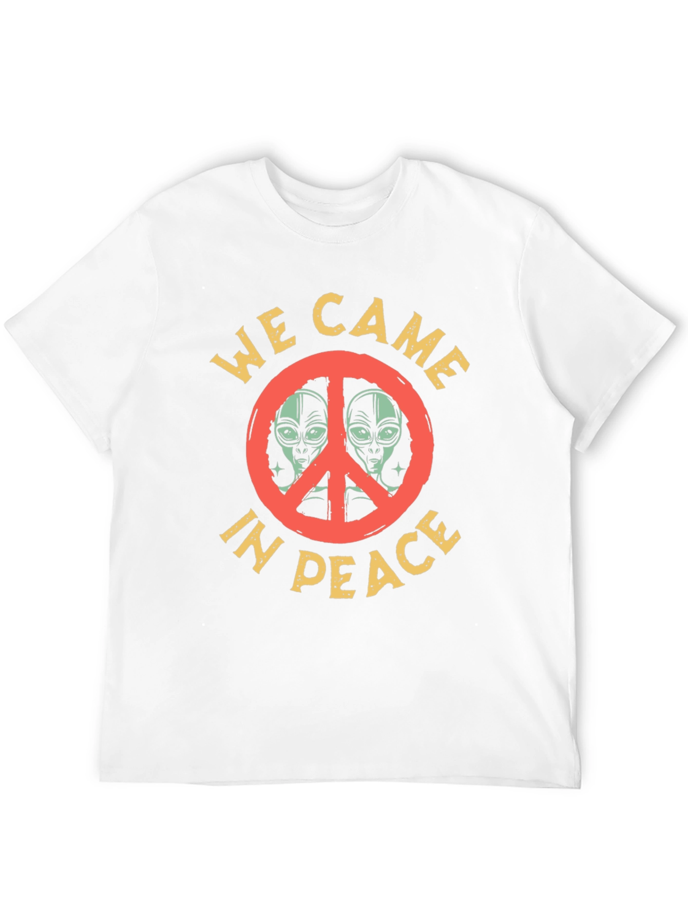 We Came in Peace Alien Graphic T-Shirt