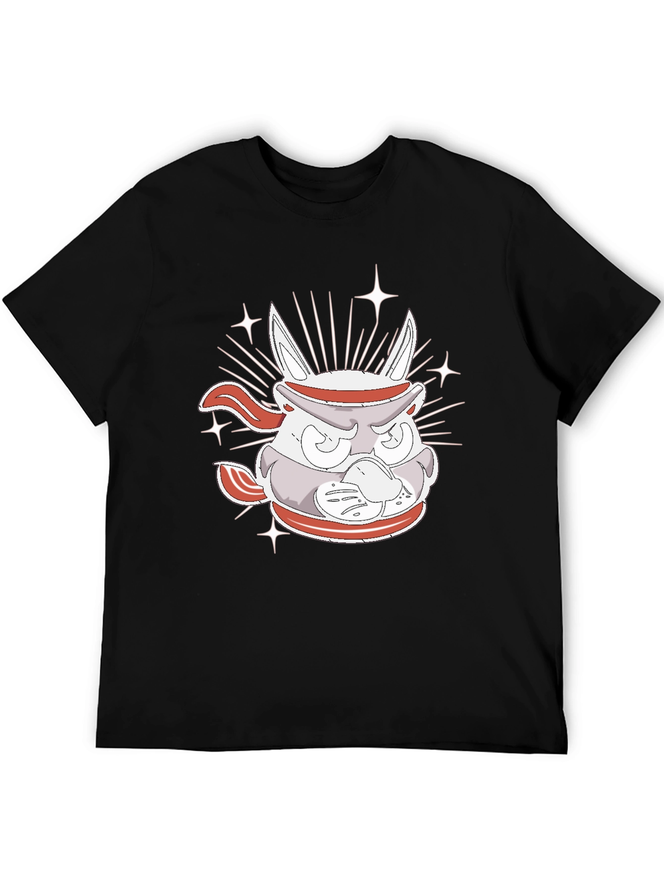 Ninja Rabbit Graphic Tee - Cool Anime Style Shirt