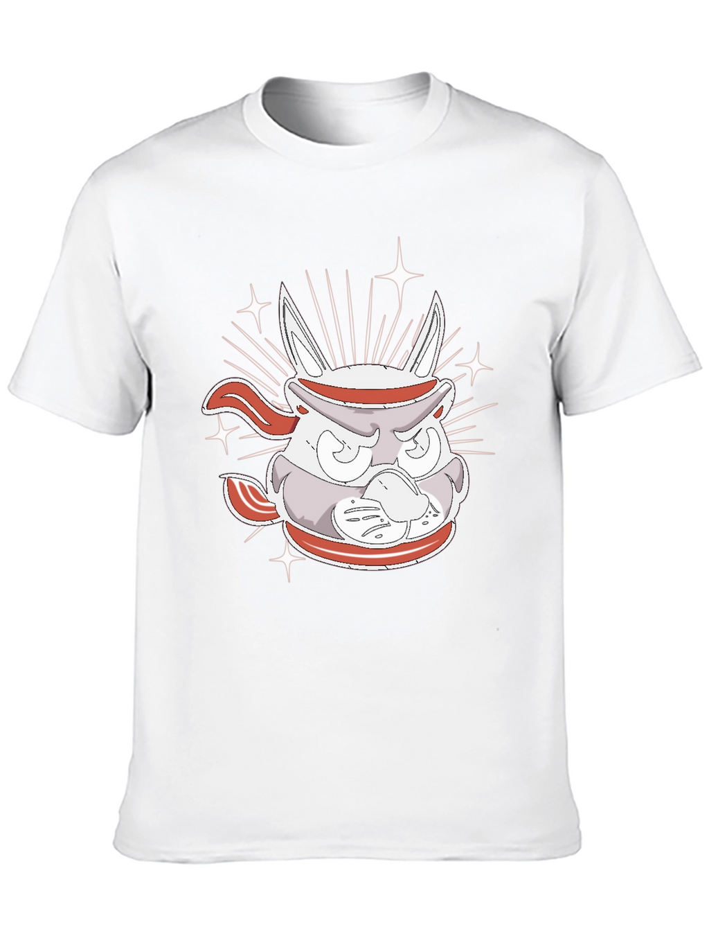 Ninja Rabbit Graphic Tee - Cool Anime Style Shirt