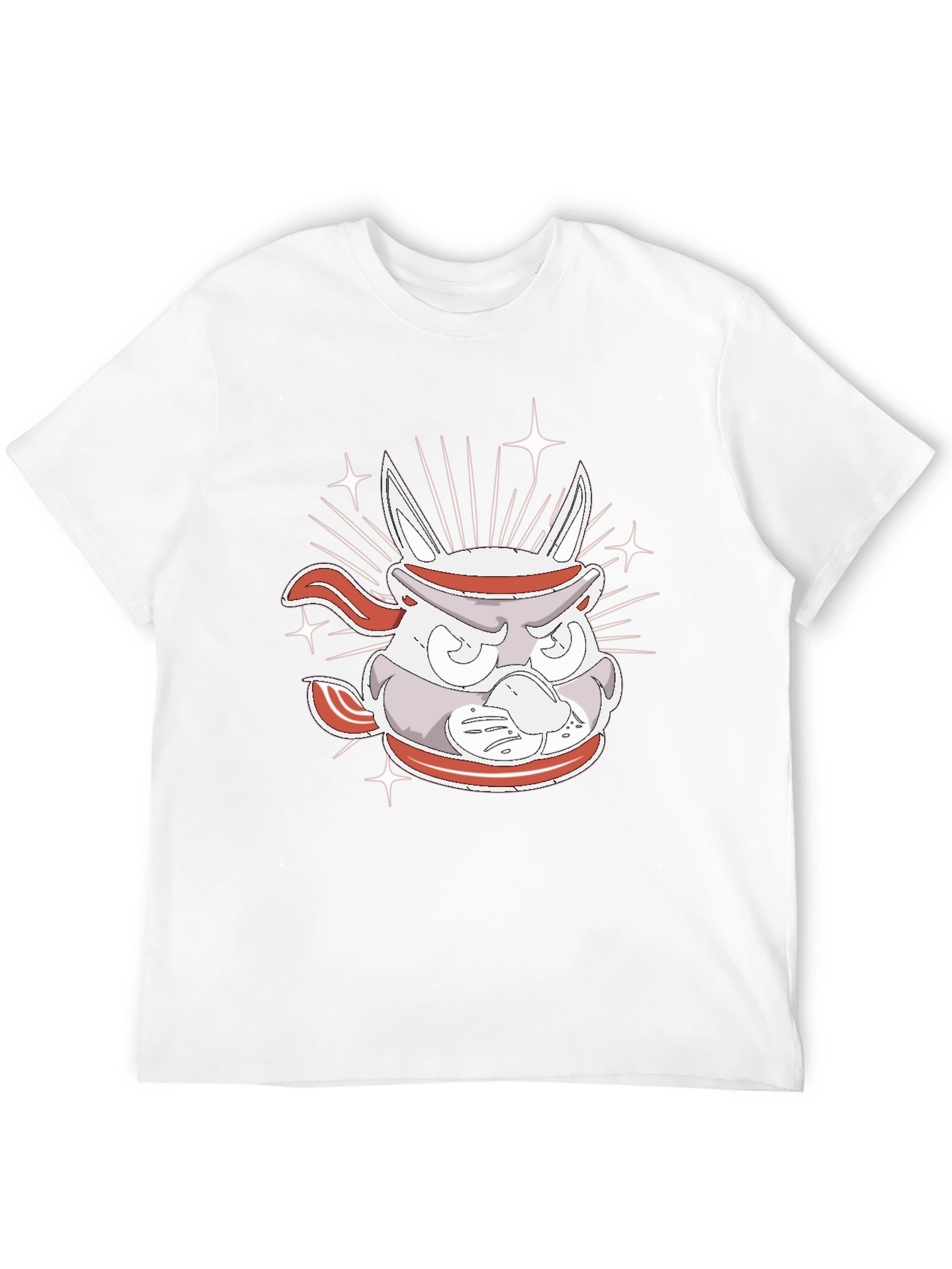 Ninja Rabbit Graphic Tee - Cool Anime Style Shirt