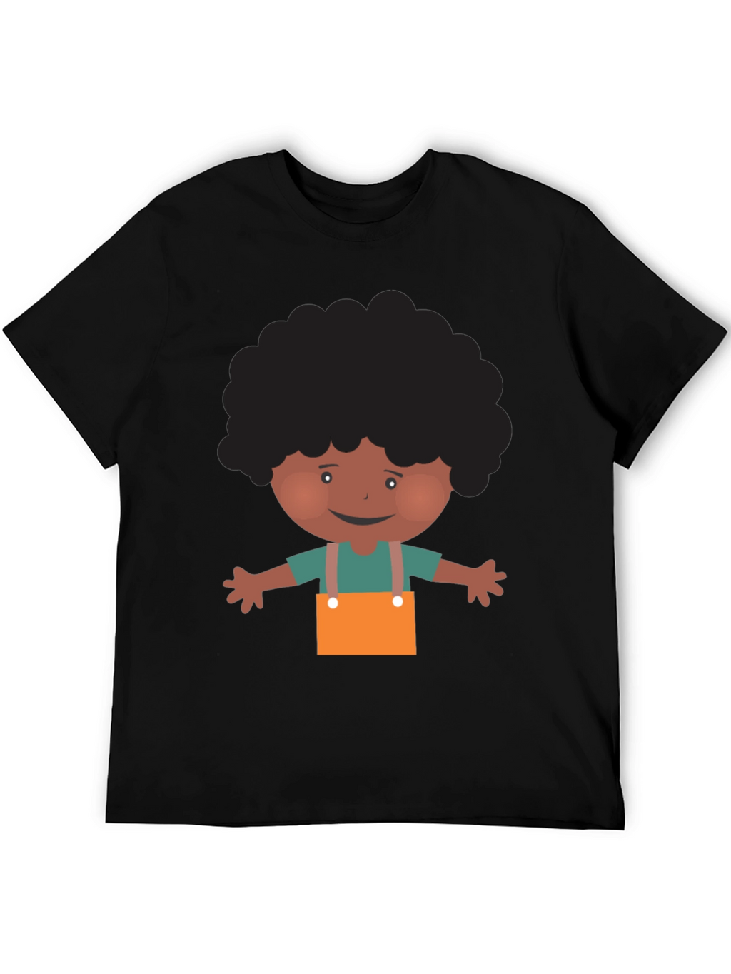 Cartoon Afro Boy T-Shirt