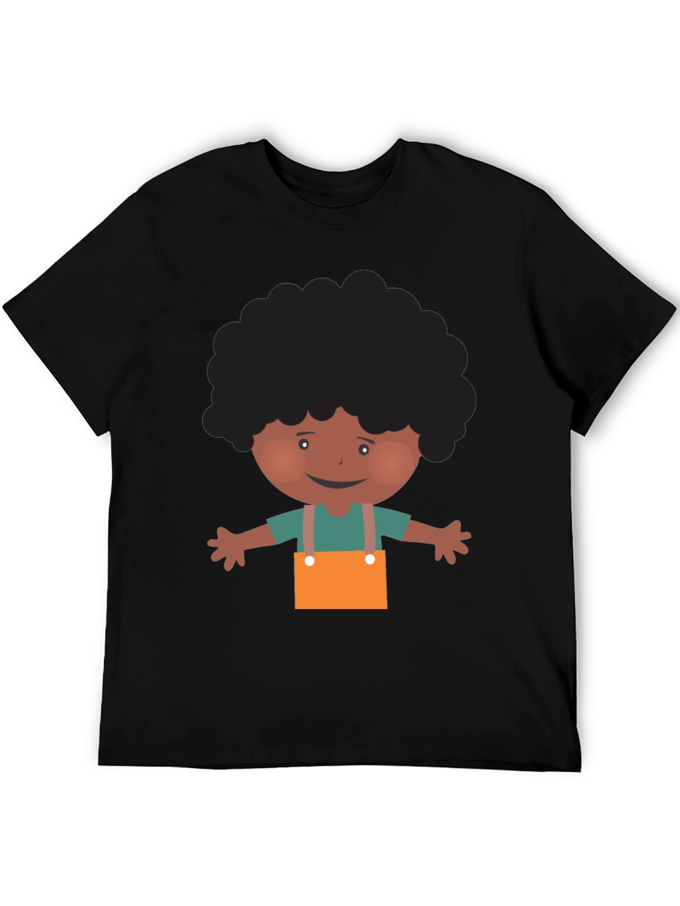 Cartoon Afro Boy T-Shirt
