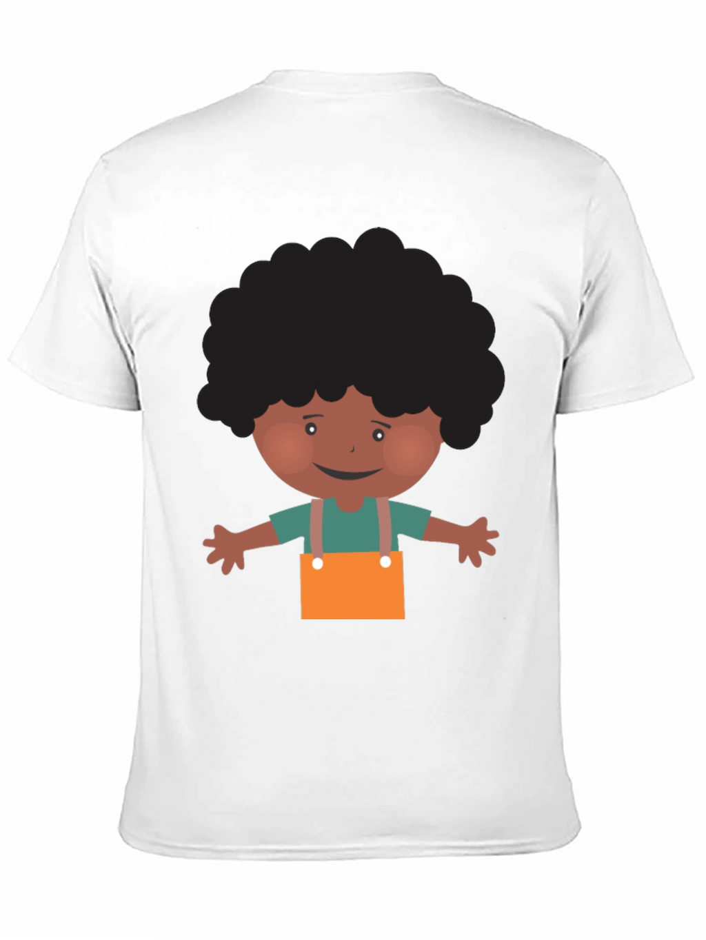 Cartoon Afro Boy T-Shirt