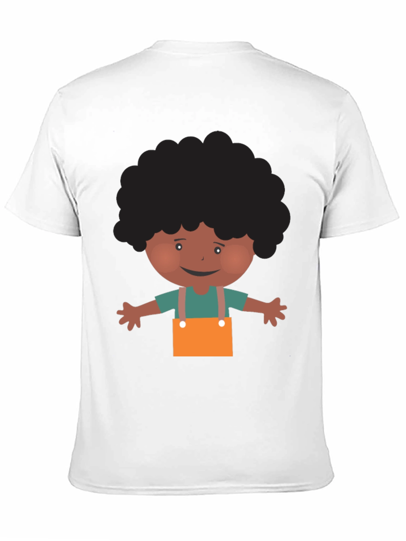 Cartoon Afro Boy T-Shirt