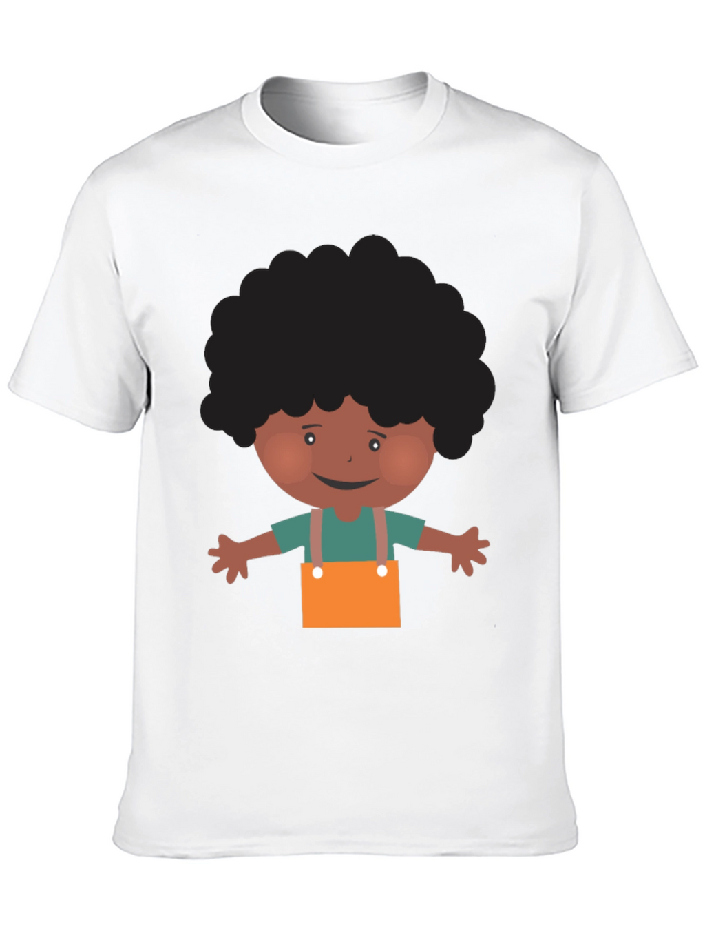 Cartoon Afro Boy T-Shirt