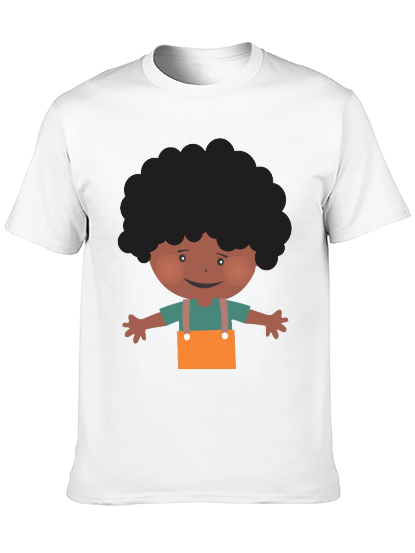 Cartoon Afro Boy T-Shirt
