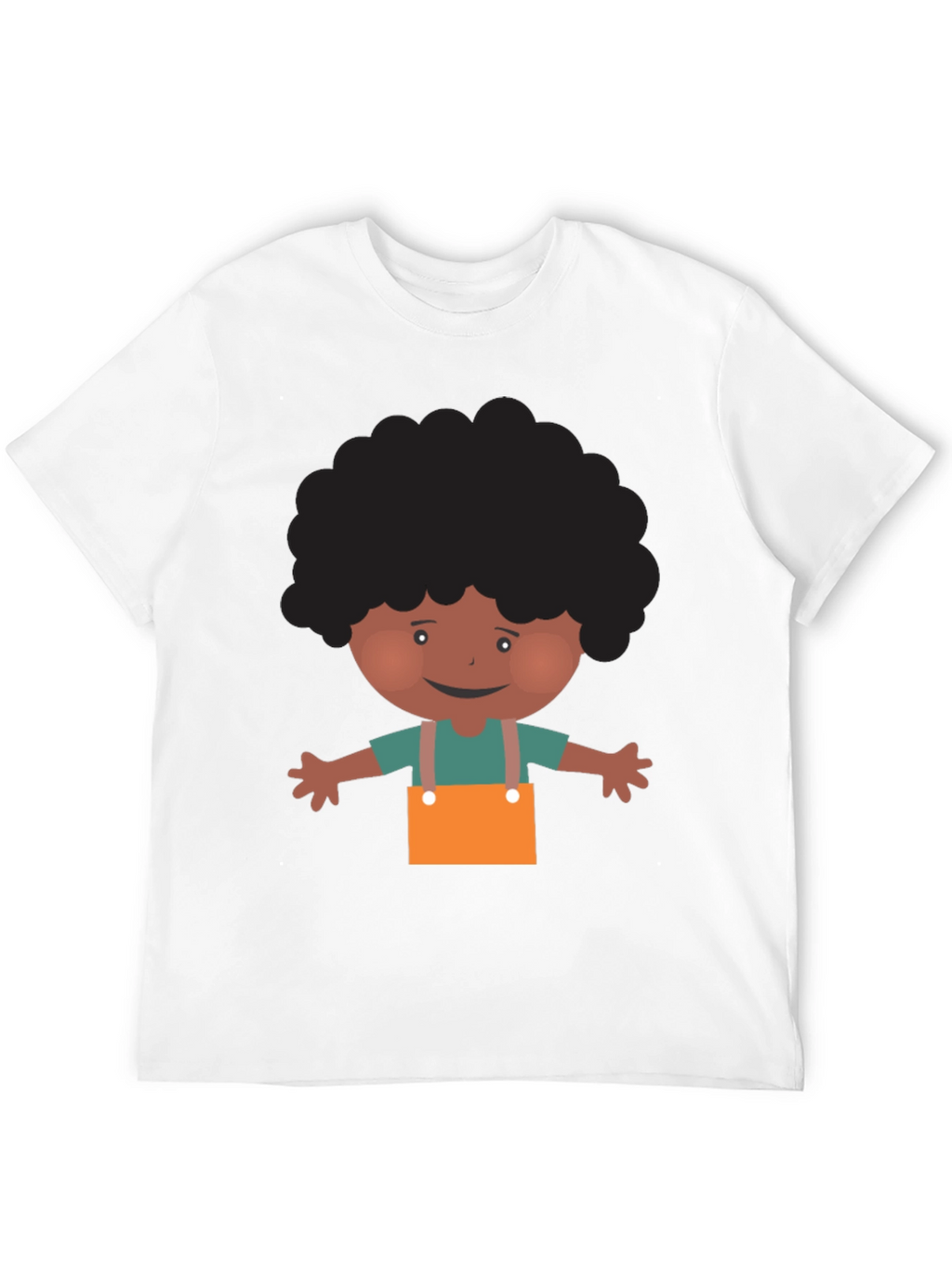 Cartoon Afro Boy T-Shirt
