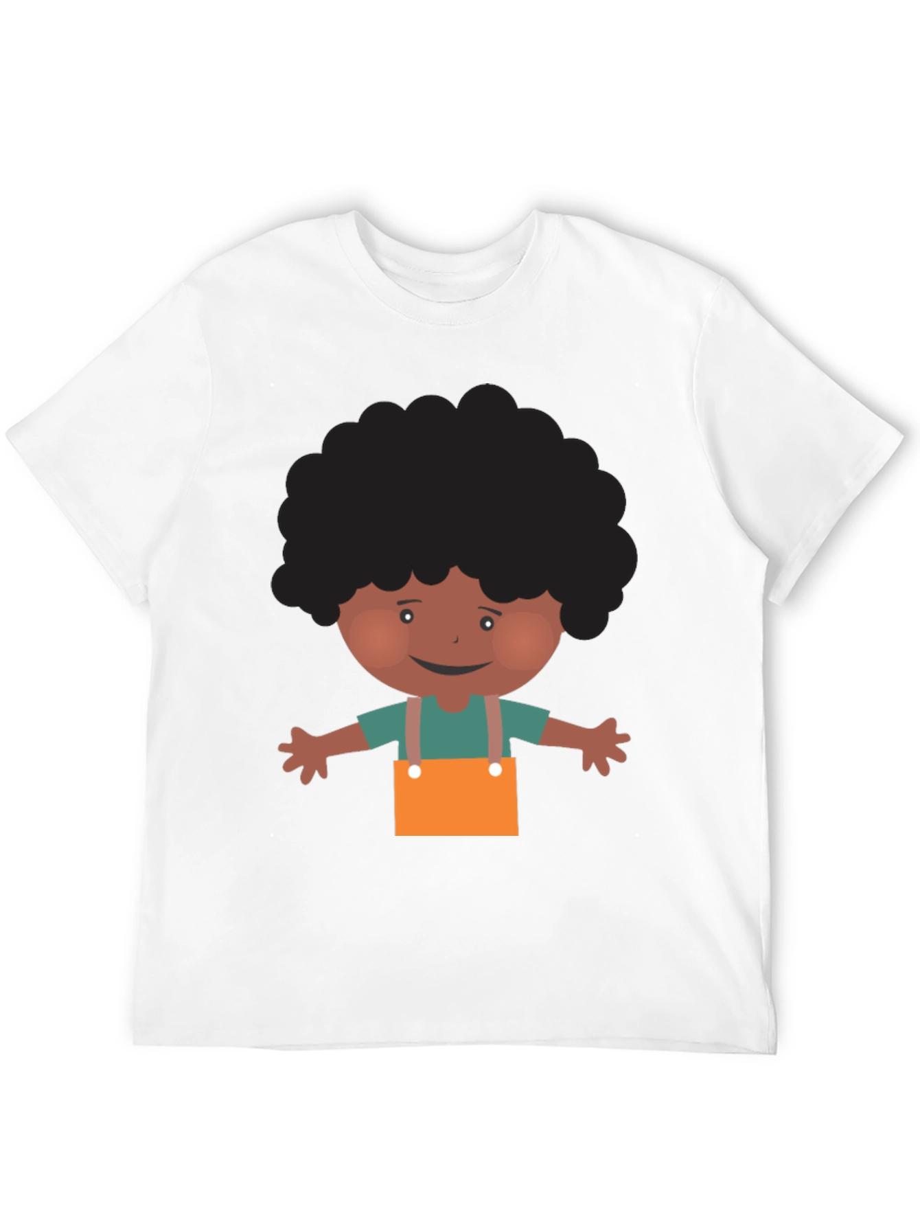 Cartoon Afro Boy T-Shirt