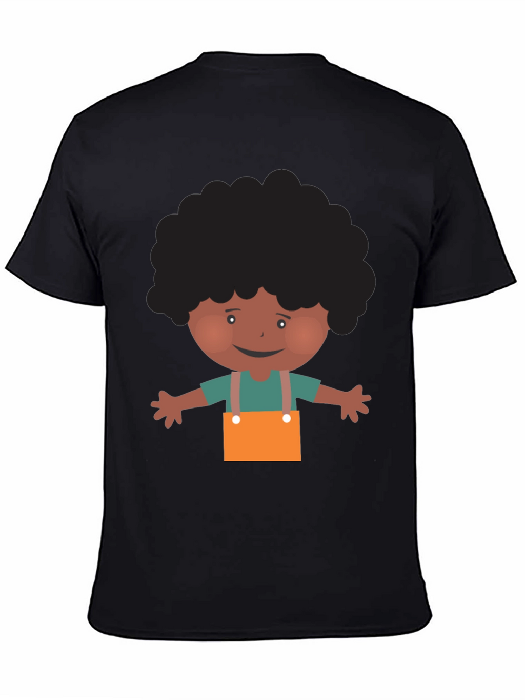 Cartoon Afro Boy T-Shirt