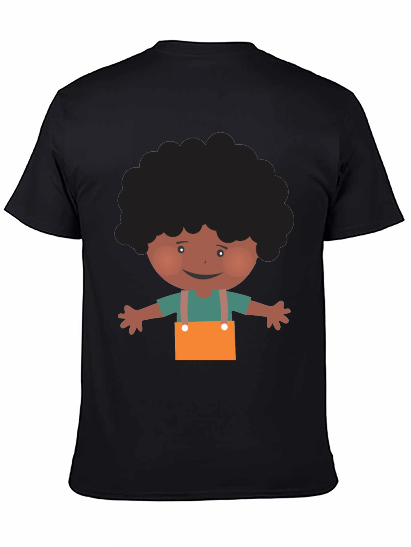 Cartoon Afro Boy T-Shirt