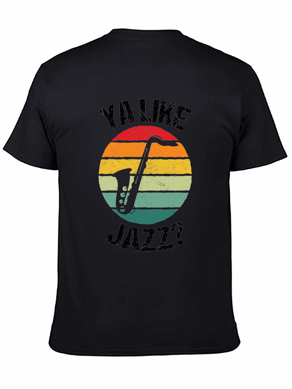 Ya Like Jazz? Graphic T-Shirt - Retro Sunset Design