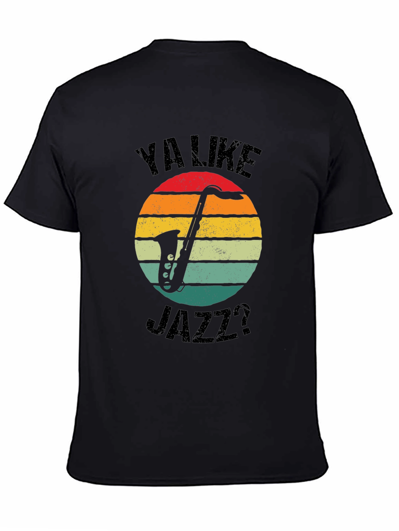 Ya Like Jazz? Graphic T-Shirt - Retro Sunset Design