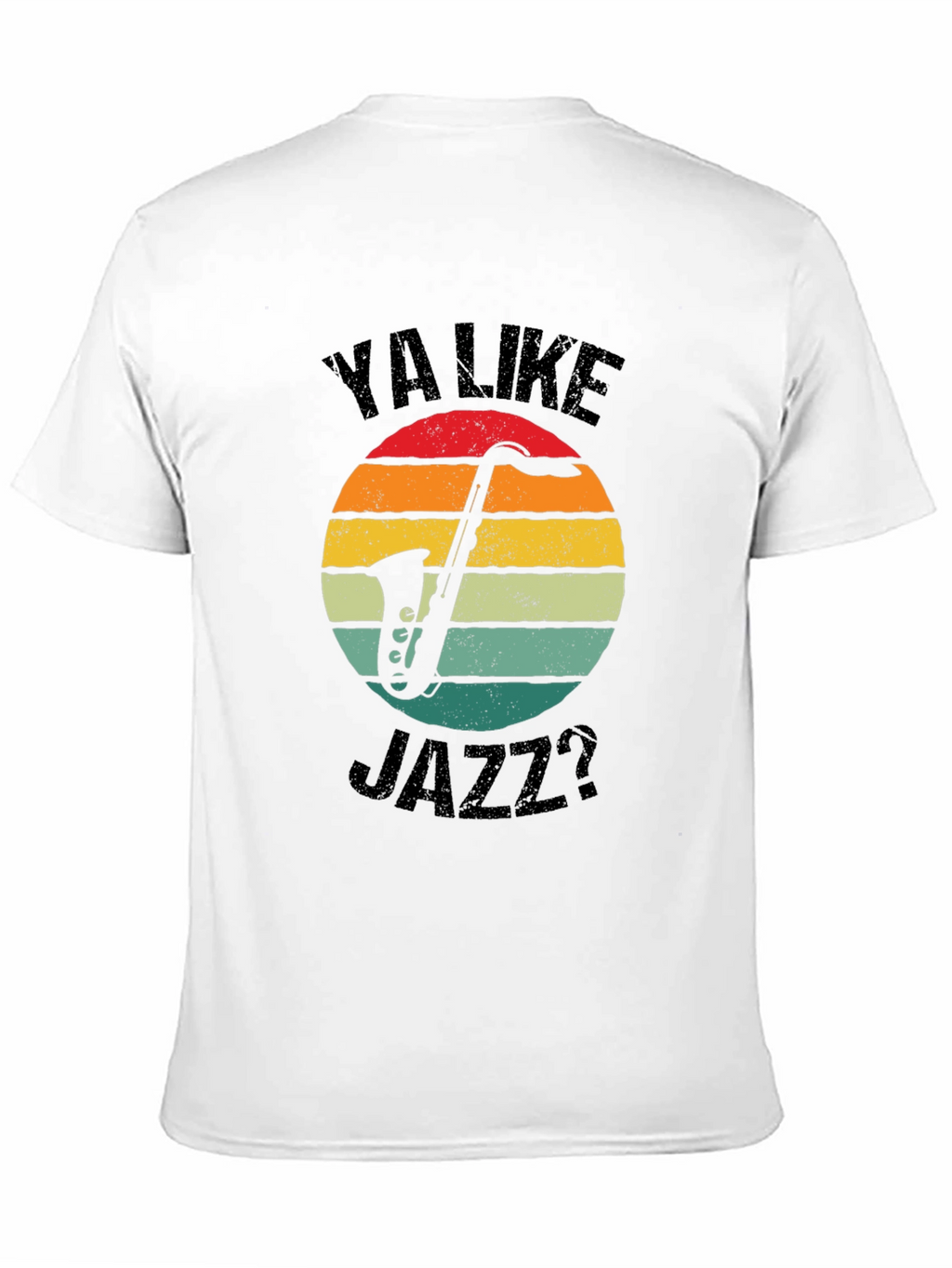 Ya Like Jazz? Graphic T-Shirt - Retro Sunset Design