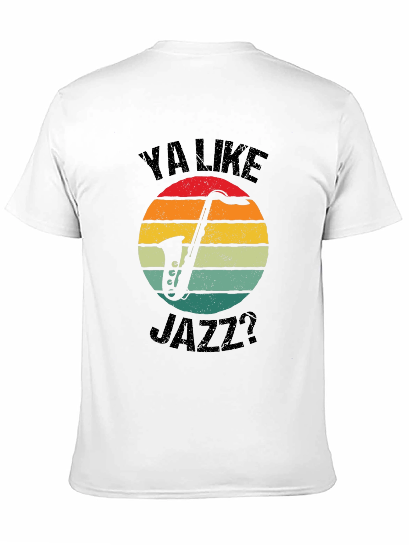 Ya Like Jazz? Graphic T-Shirt - Retro Sunset Design