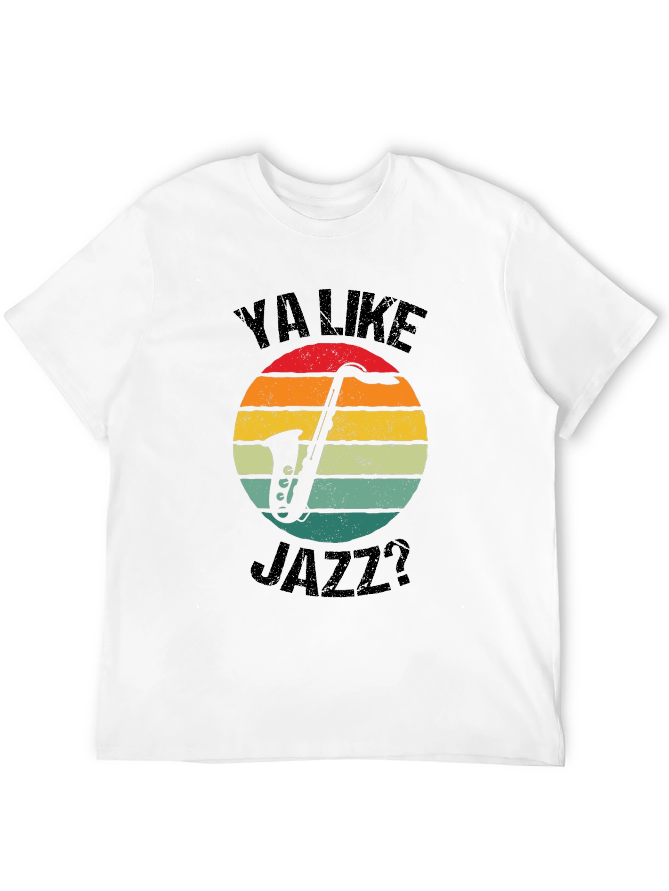 Ya Like Jazz? Graphic T-Shirt - Retro Sunset Design
