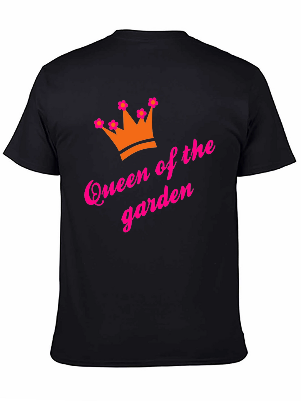 Queen of the Garden Graphic Tee - Black