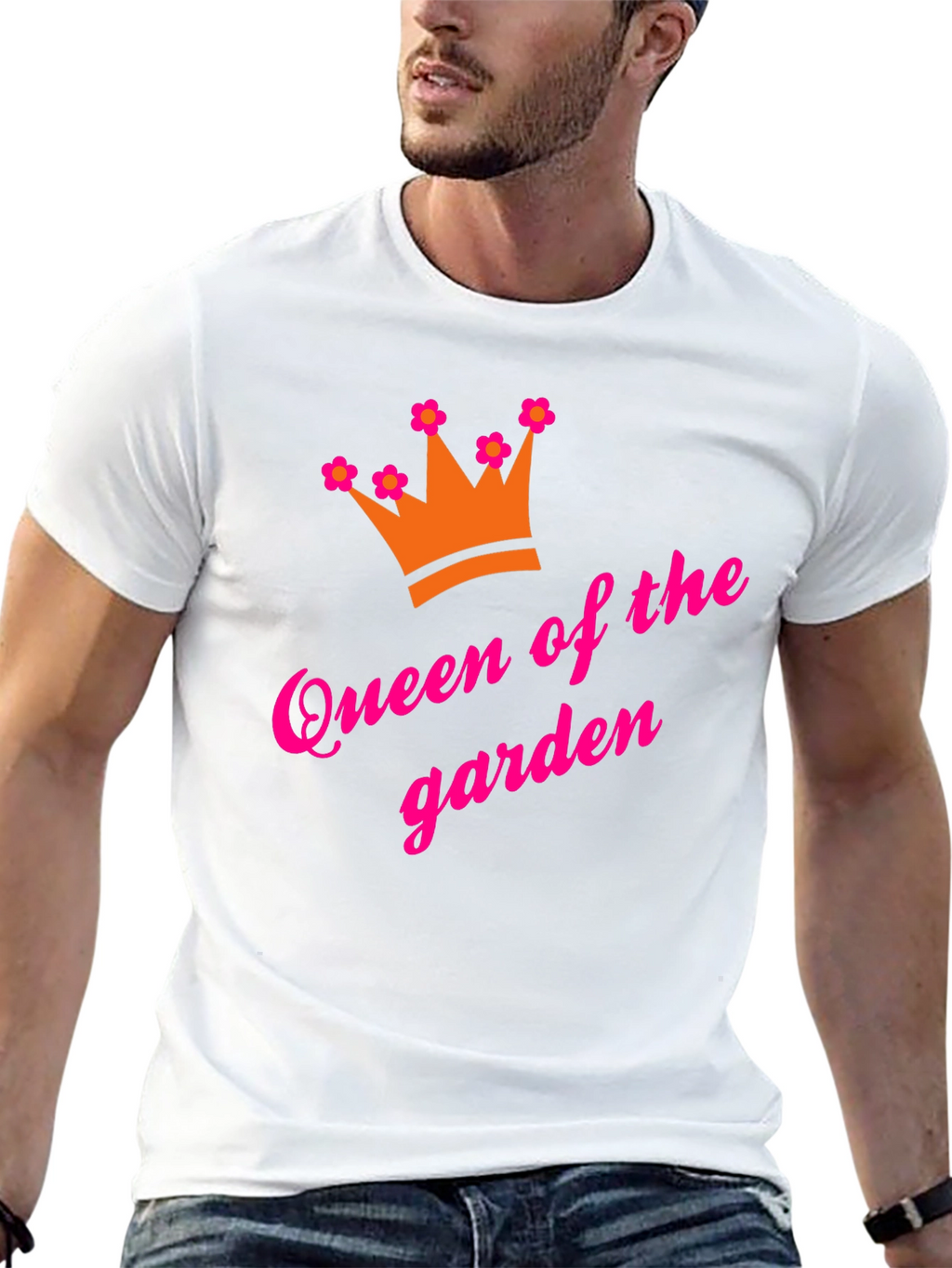 Queen of the Garden Graphic Tee - Black