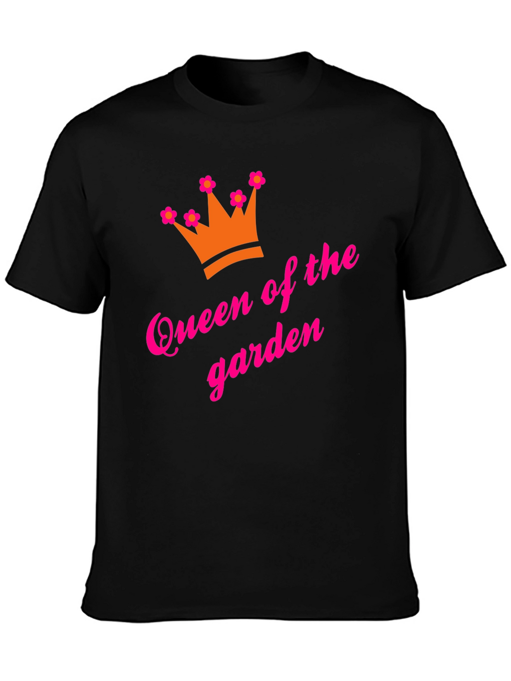 Queen of the Garden Graphic Tee - Black