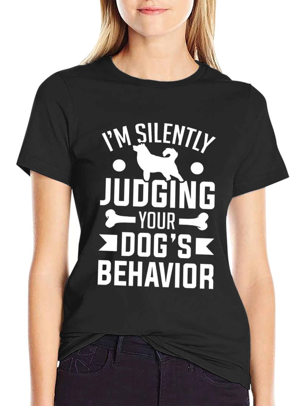 Dog Lover T-Shirt - Silently Judging Dog Behavior