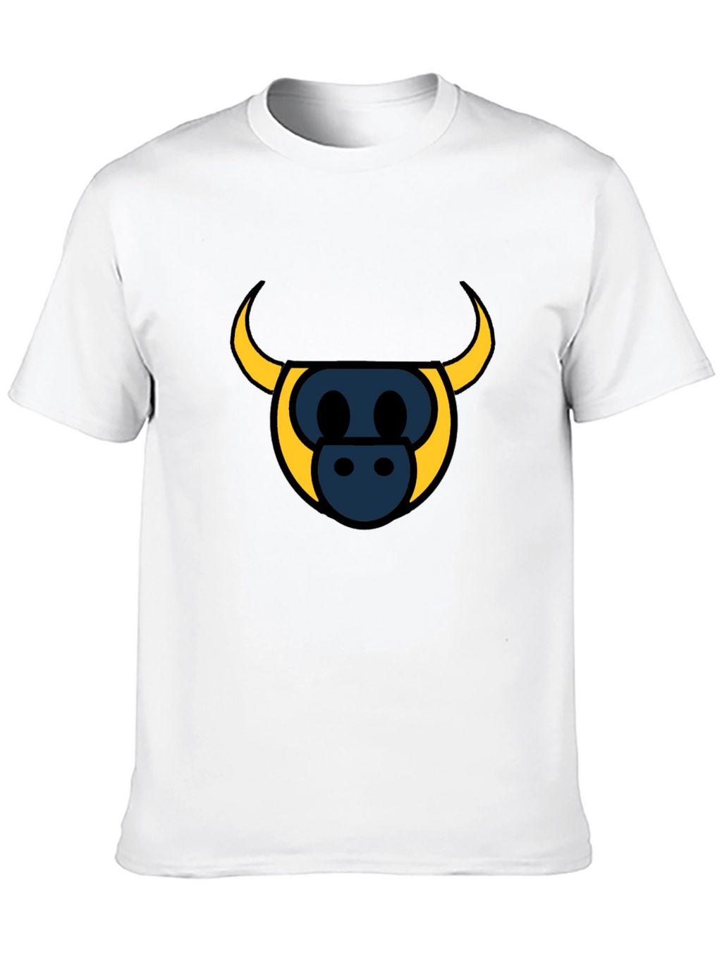 Bull Head Graphic Tee - Stylish Black T-Shirt