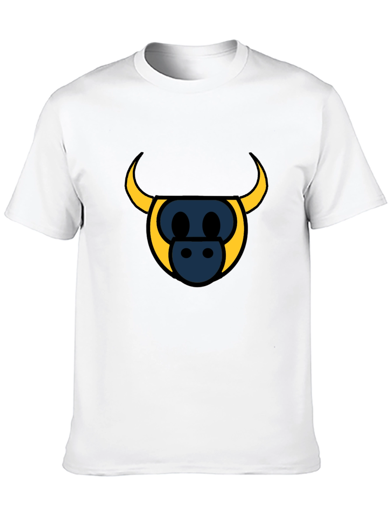 Bull Head Graphic Tee - Stylish Black T-Shirt