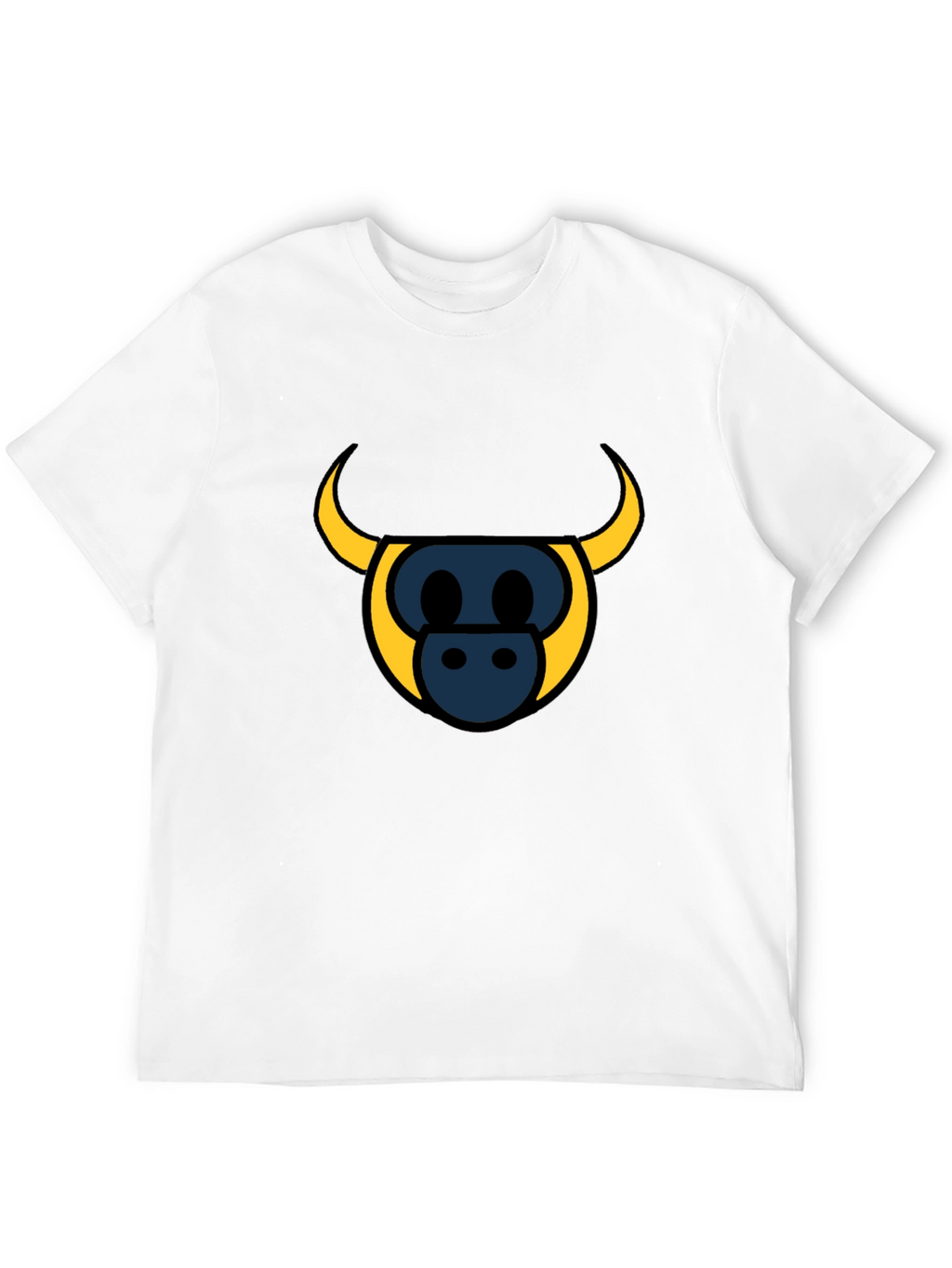 Bull Head Graphic Tee - Stylish Black T-Shirt