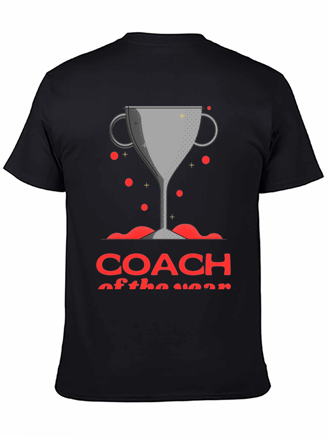 Coach of the Year Trophy Graphic T-Shirt