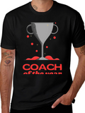 Coach of the Year Trophy Graphic T-Shirt