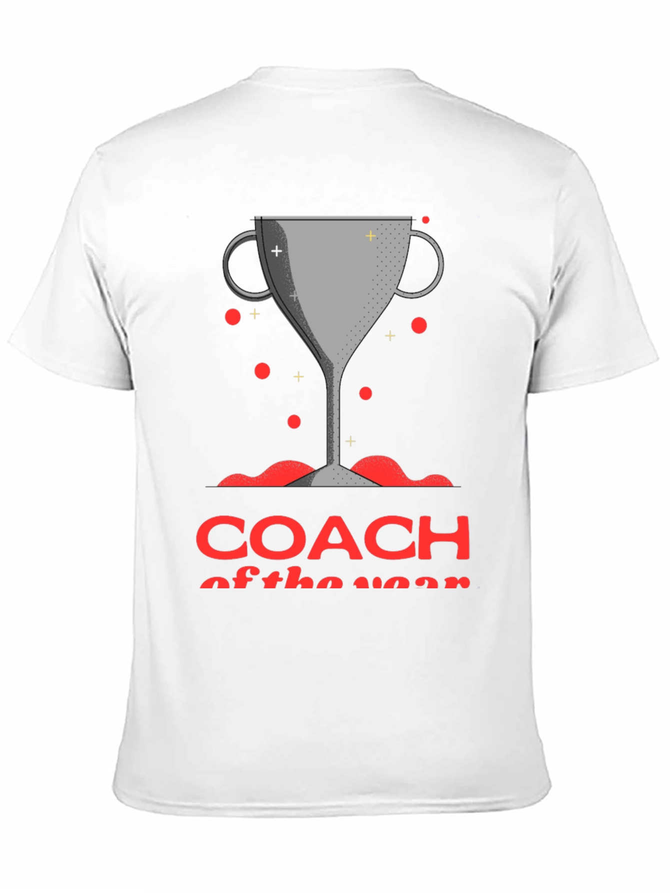Coach of the Year Trophy Graphic T-Shirt