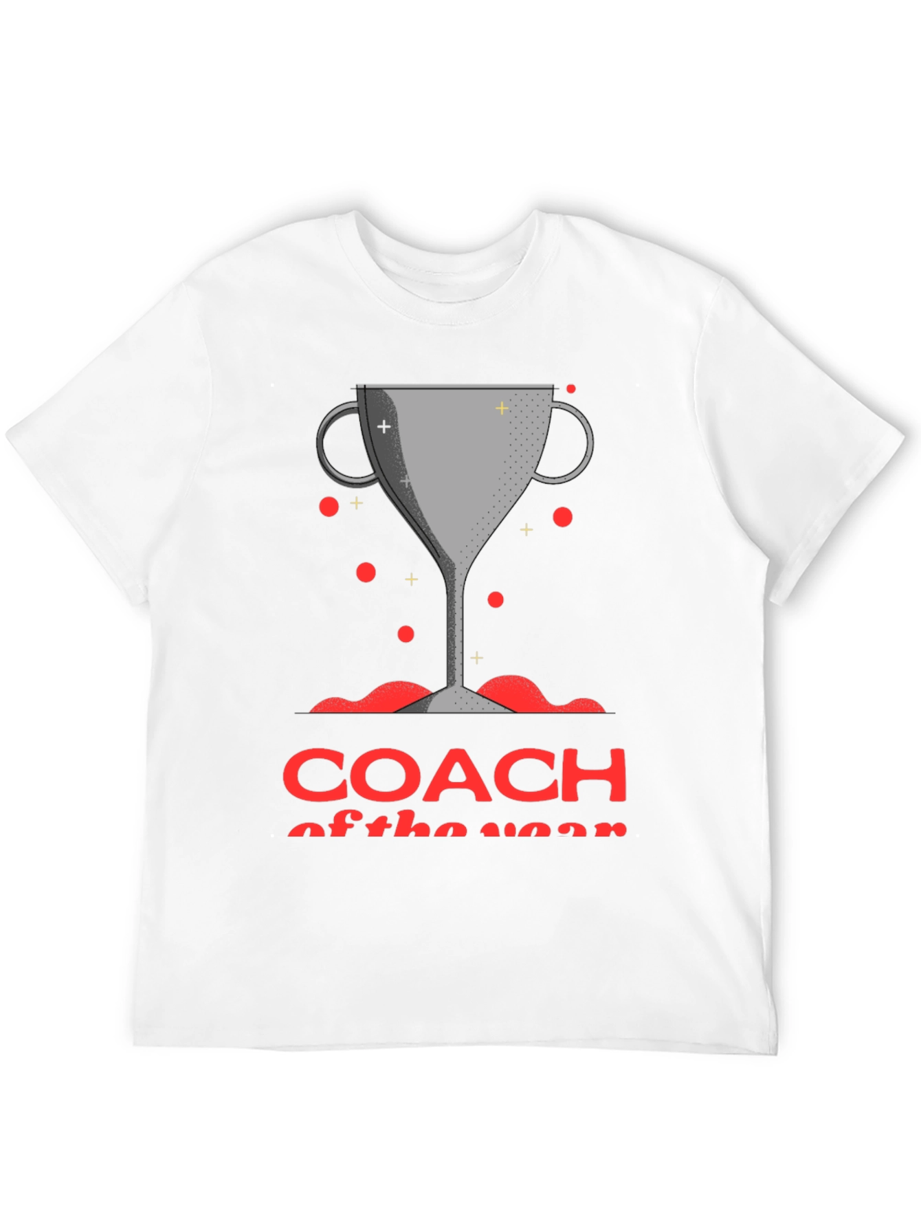 Coach of the Year Trophy Graphic T-Shirt