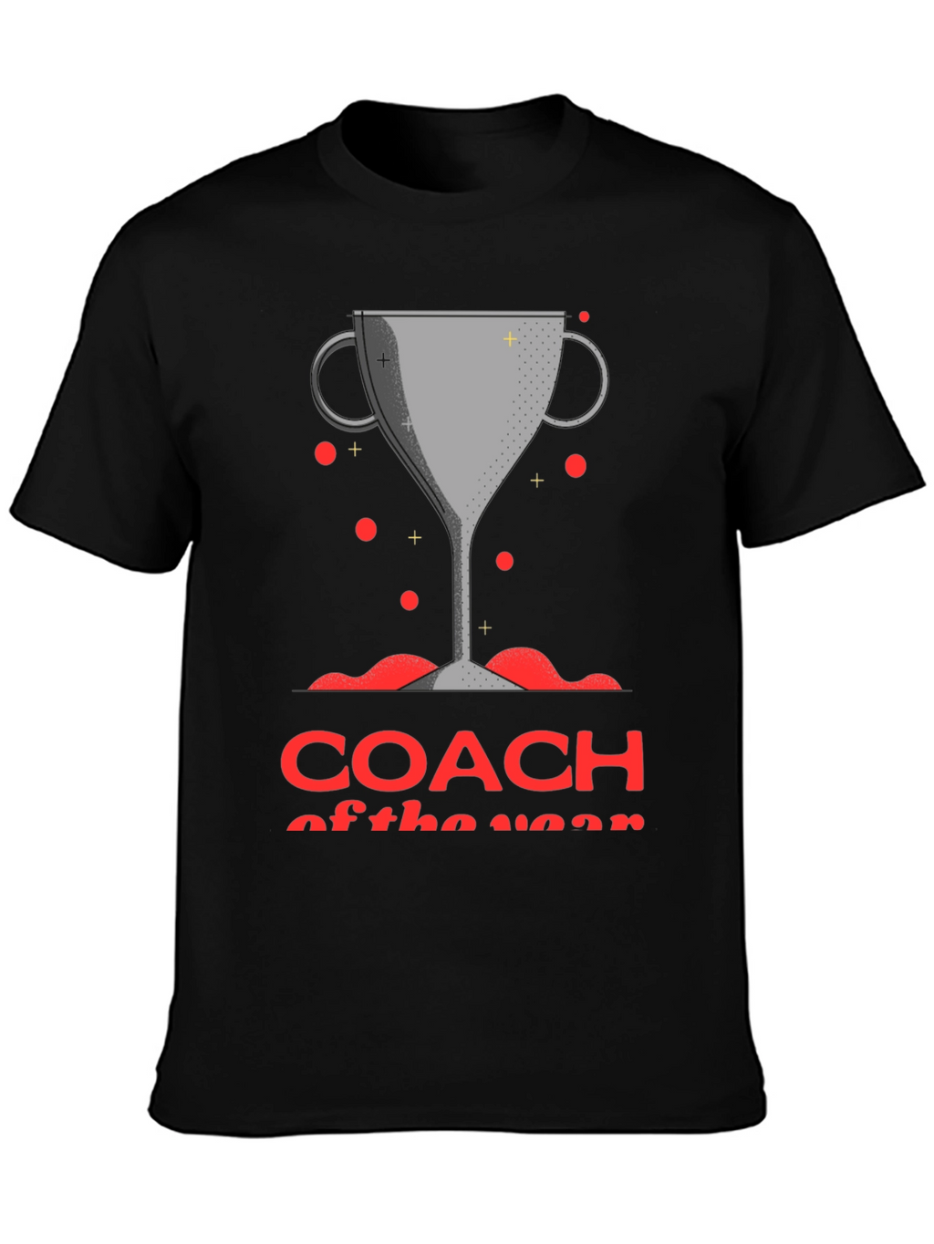 Coach of the Year Trophy Graphic T-Shirt