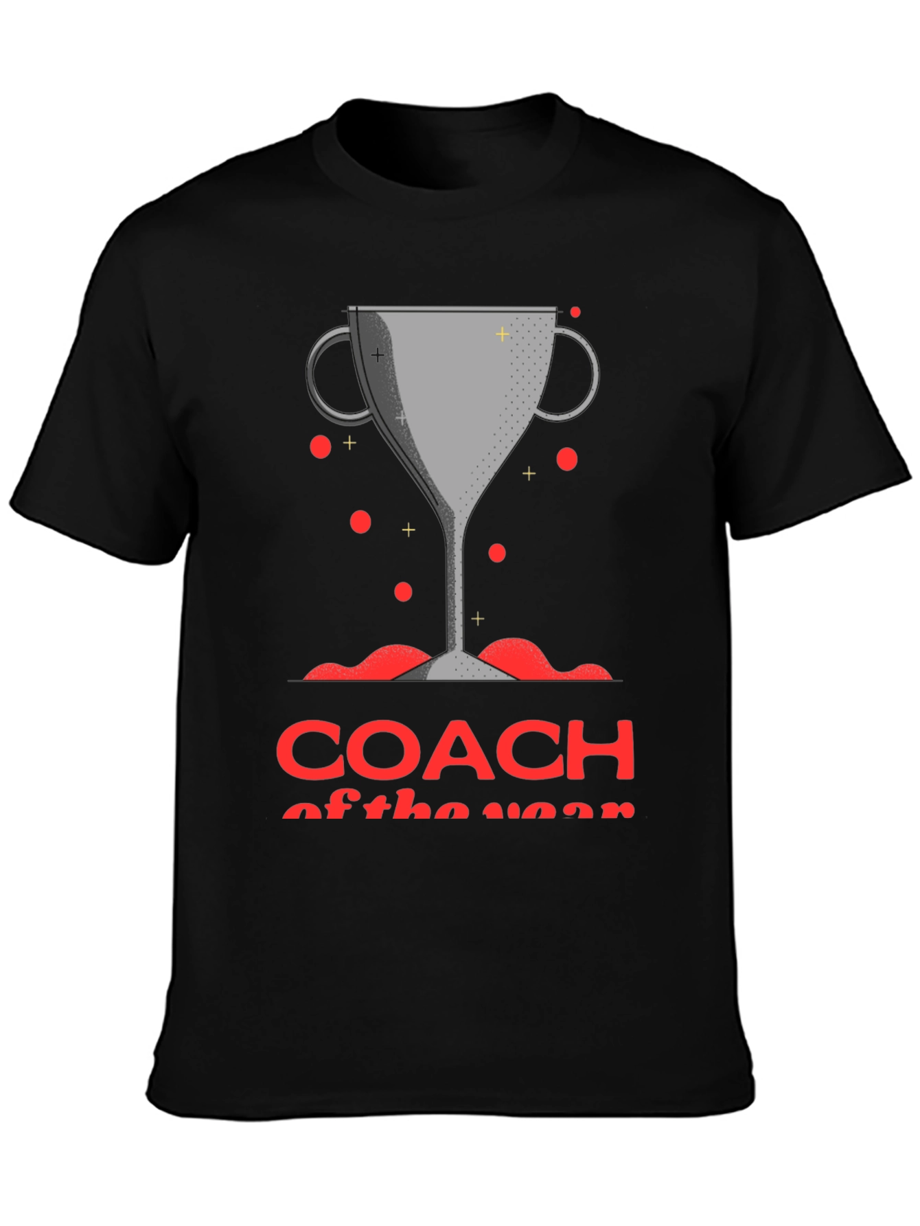 Coach of the Year Trophy Graphic T-Shirt