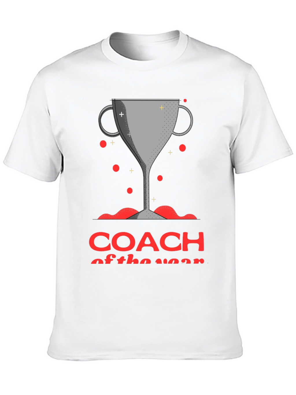 Coach of the Year Trophy Graphic T-Shirt