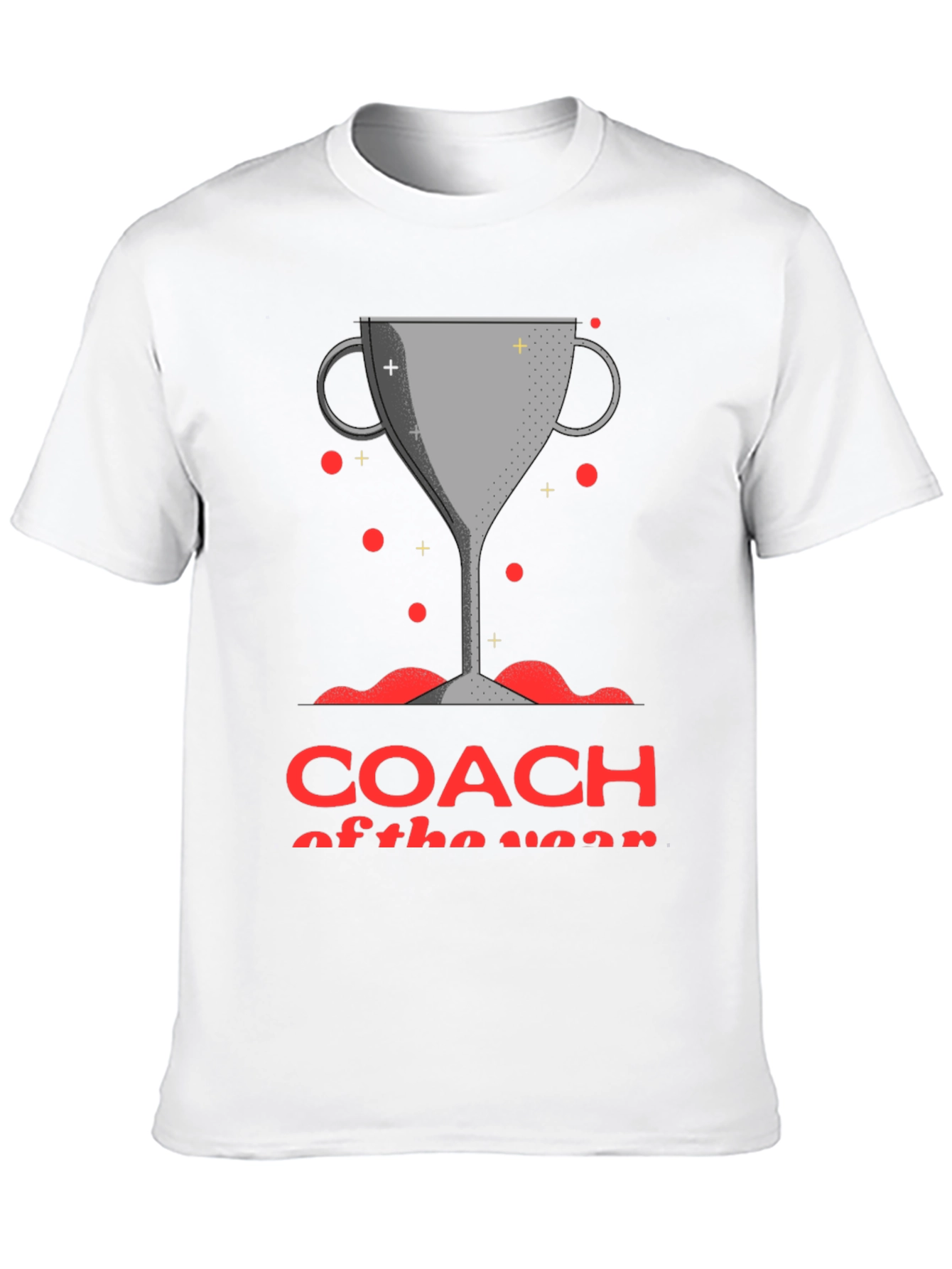 Coach of the Year Trophy Graphic T-Shirt
