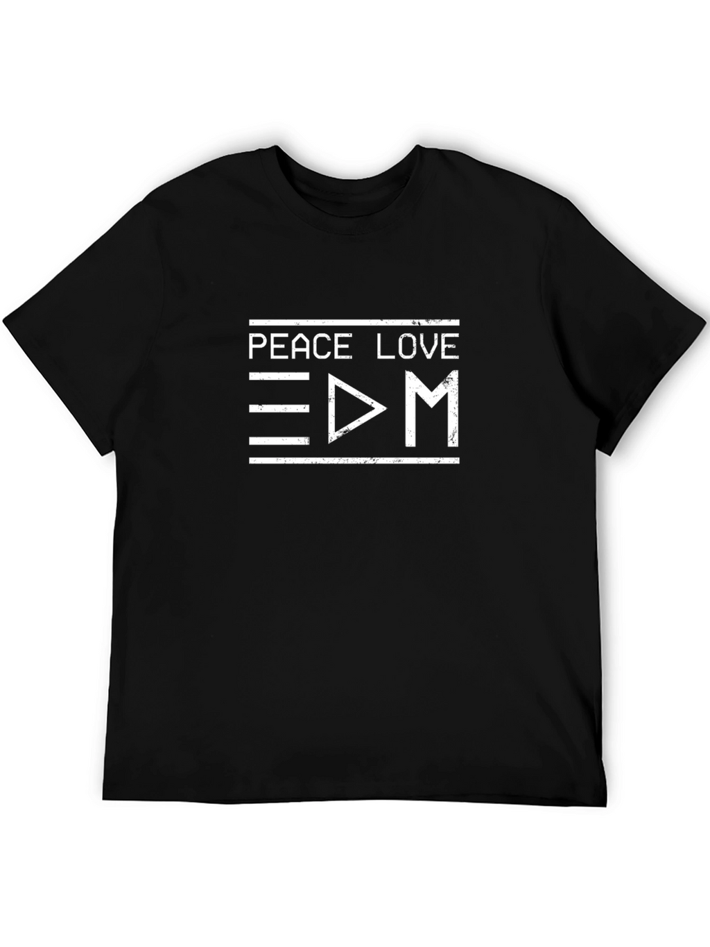 Peace Love EDM T-Shirt - Rave Music Tee