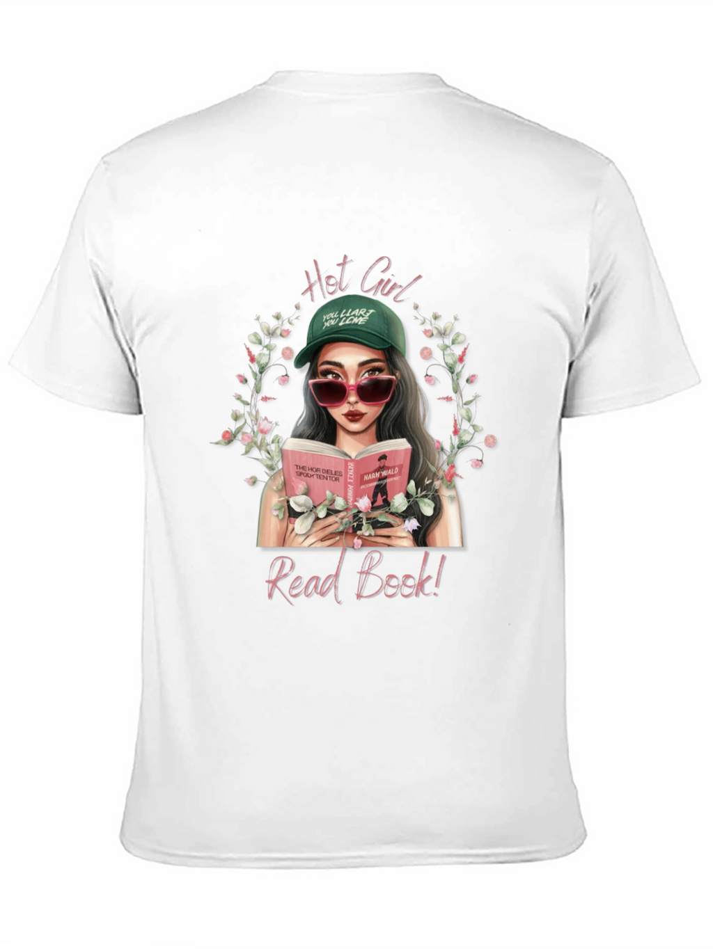 Hot Girl Read Book T-Shirt - Trendy Graphic Tee