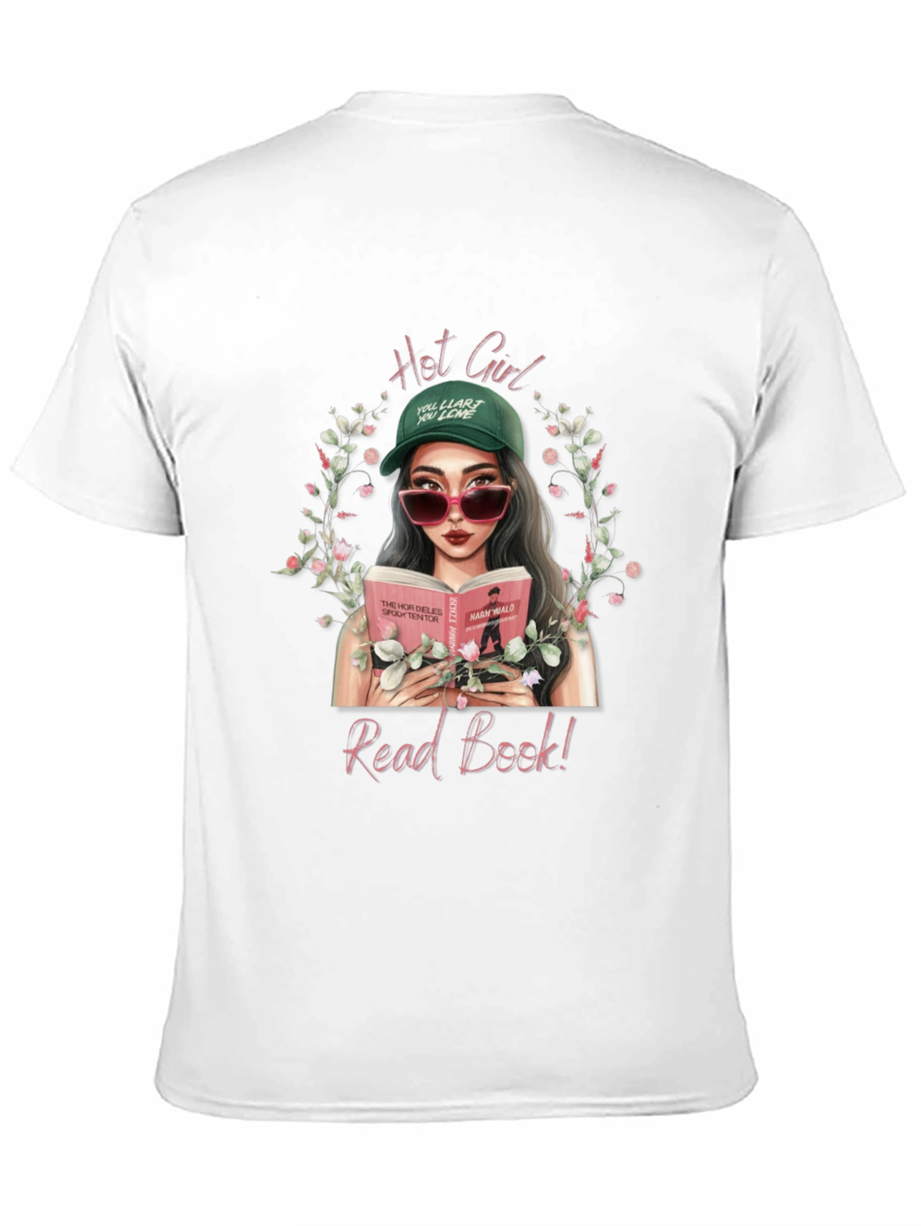 Hot Girl Read Book T-Shirt - Trendy Graphic Tee