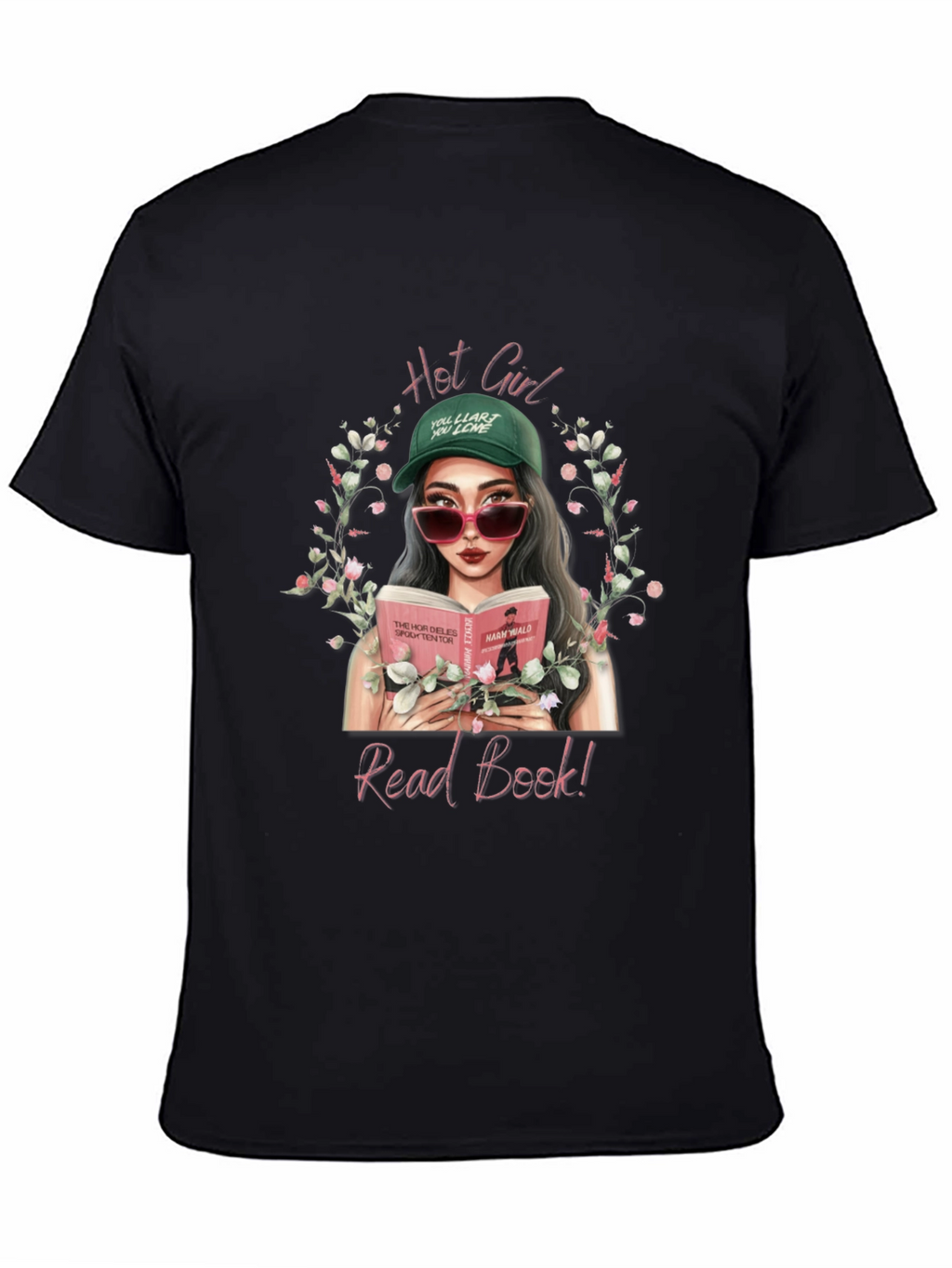 Hot Girl Read Book T-Shirt - Trendy Graphic Tee