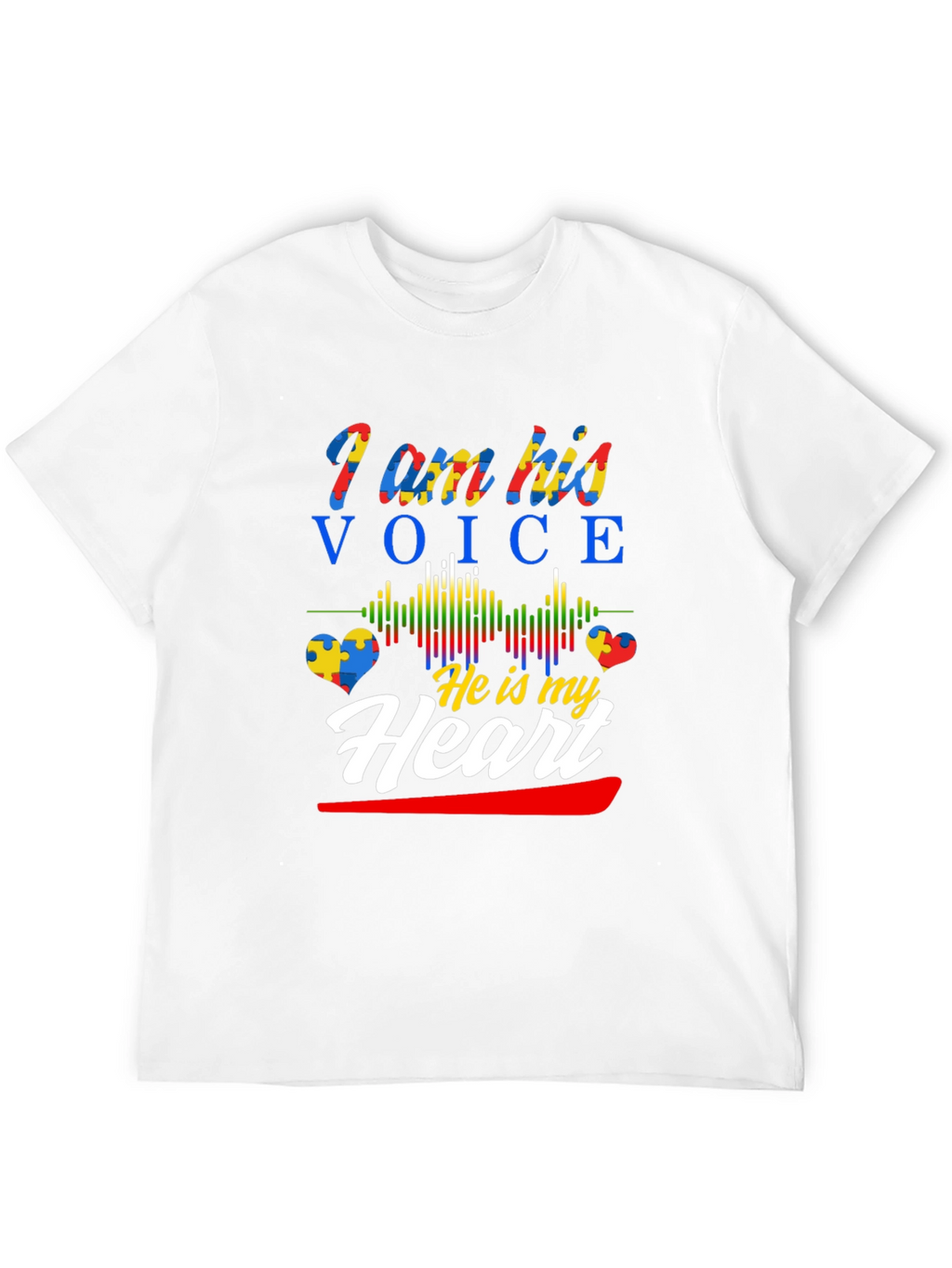 Autism Awareness T-Shirt - I am his voice