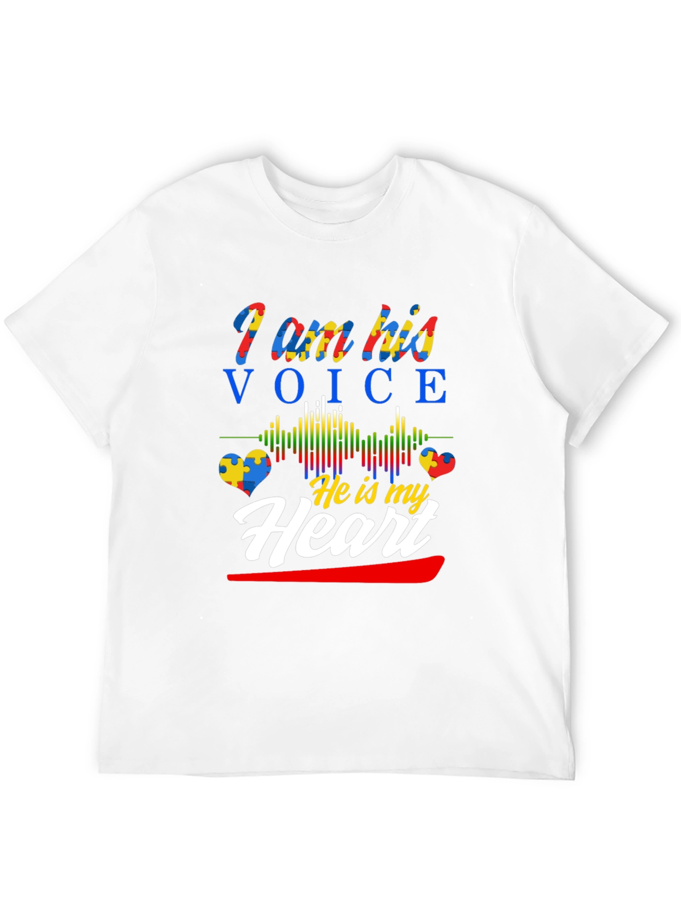 Autism Awareness T-Shirt - I am his voice