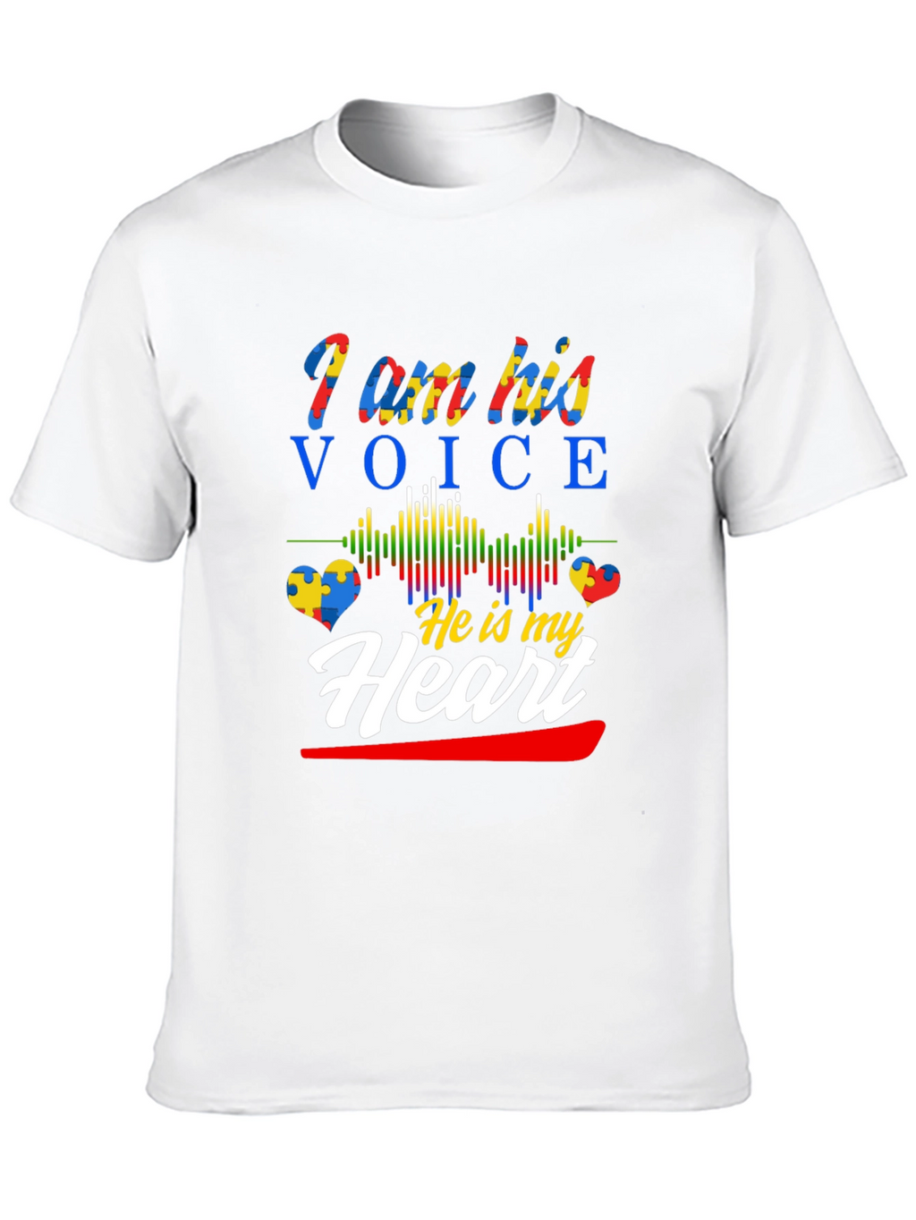 Autism Awareness T-Shirt - I am his voice