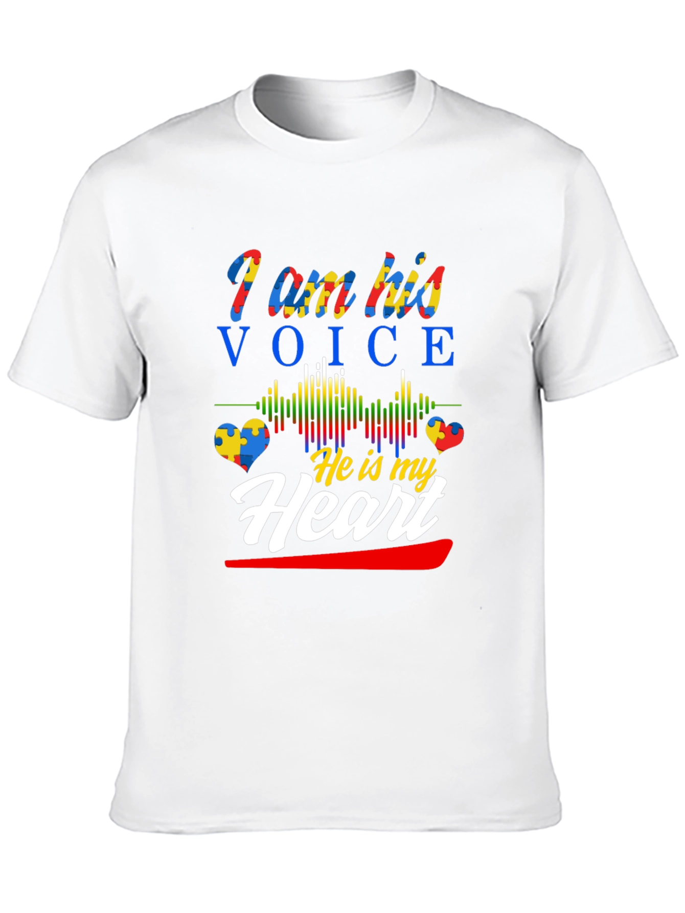 Autism Awareness T-Shirt - I am his voice