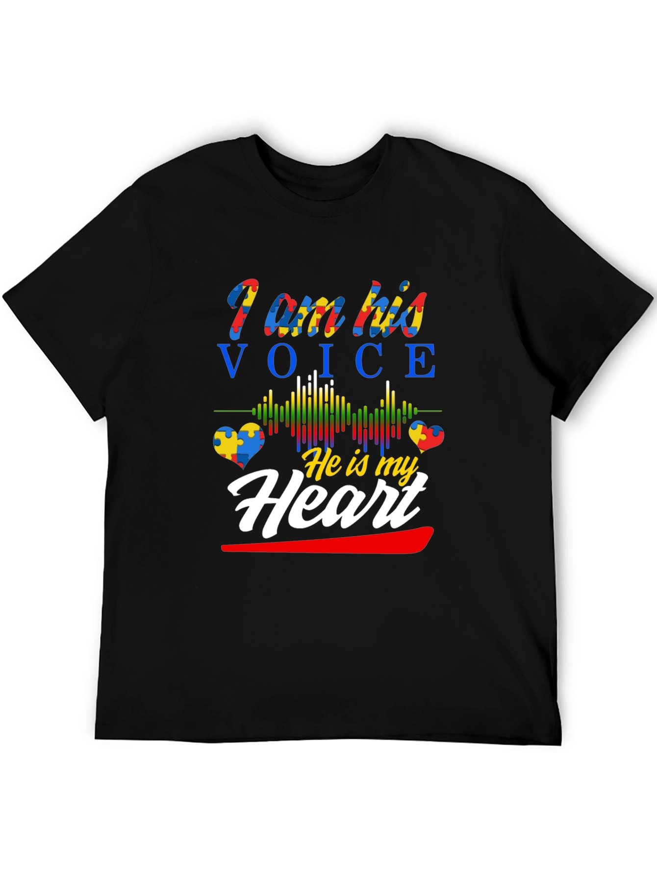 Autism Awareness T-Shirt - I am his voice