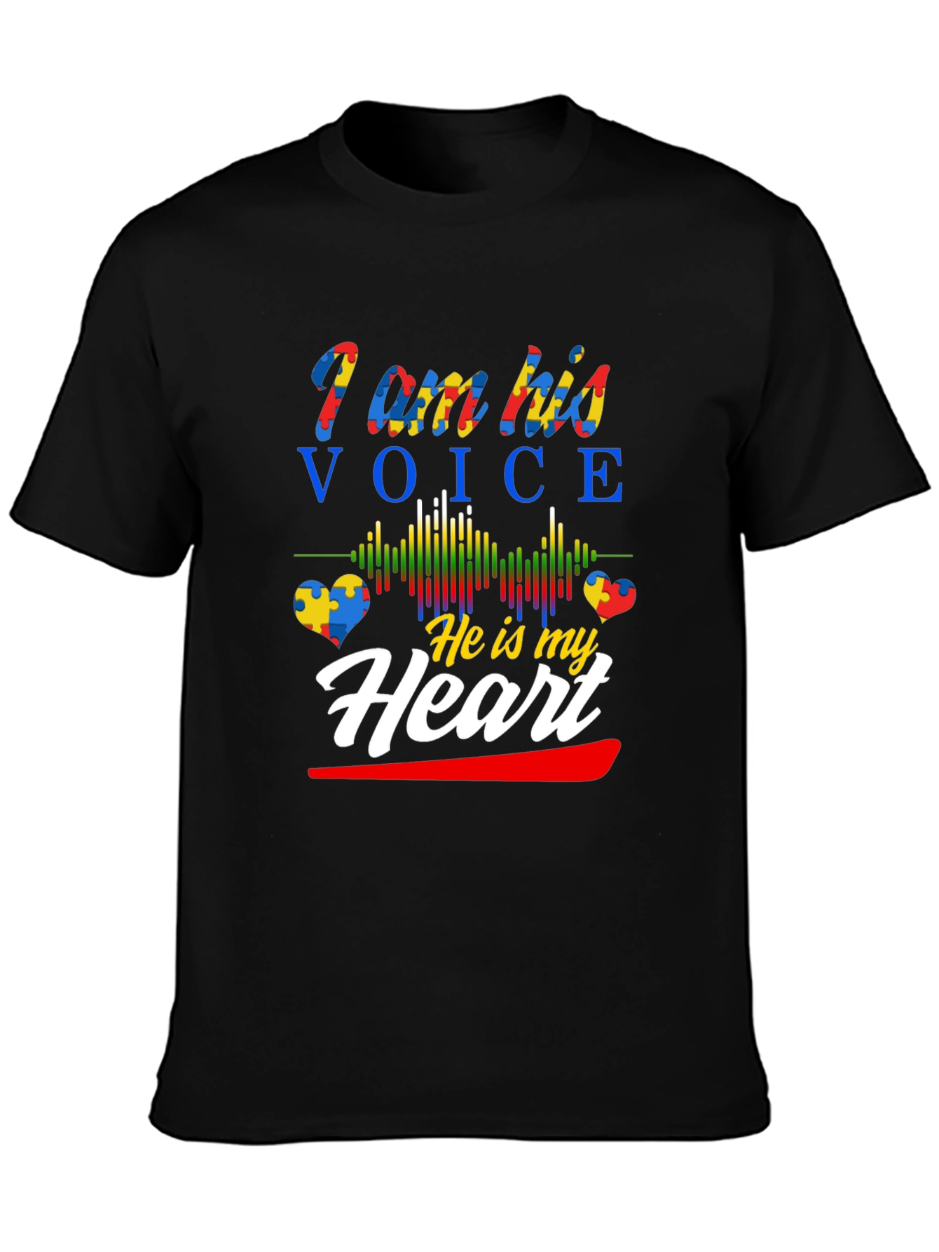 Autism Awareness T-Shirt - I am his voice