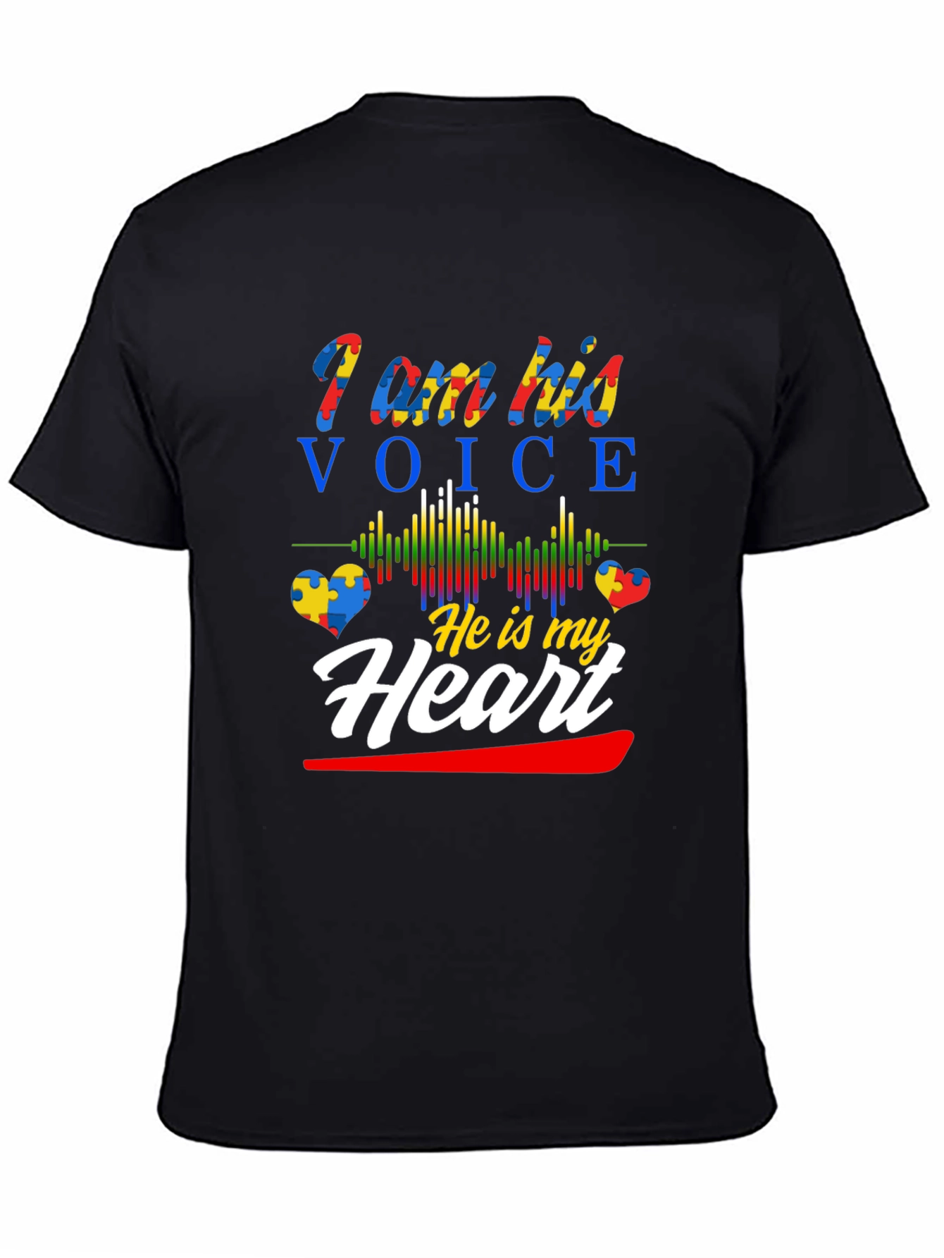 Autism Awareness T-Shirt - I am his voice