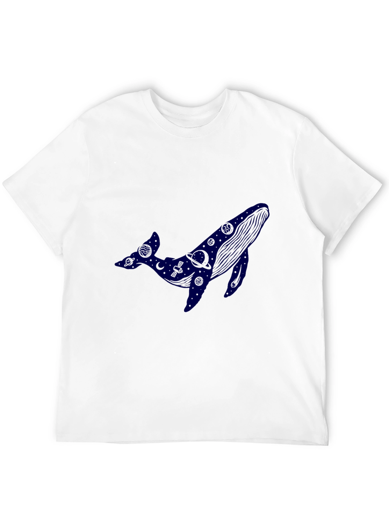 Cosmic Whale Black T-Shirt